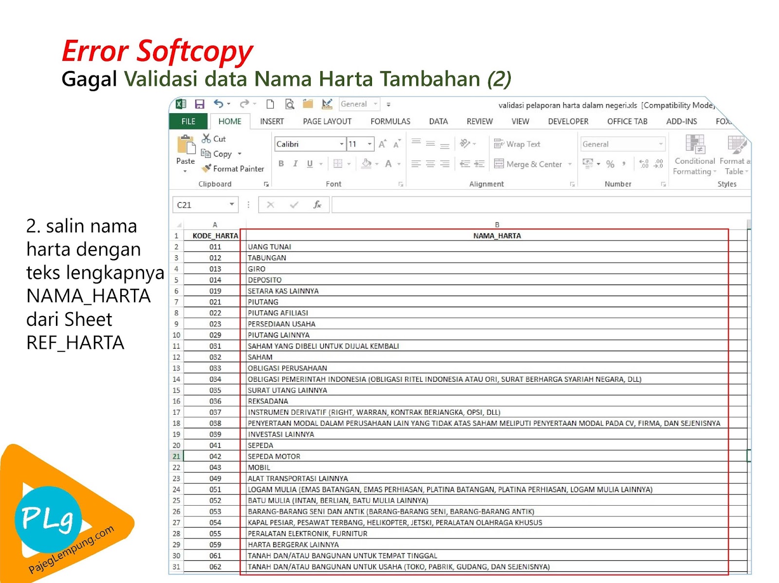 Simulasi Laporan Penempatan Harta Tambahan Amnesti Pajak