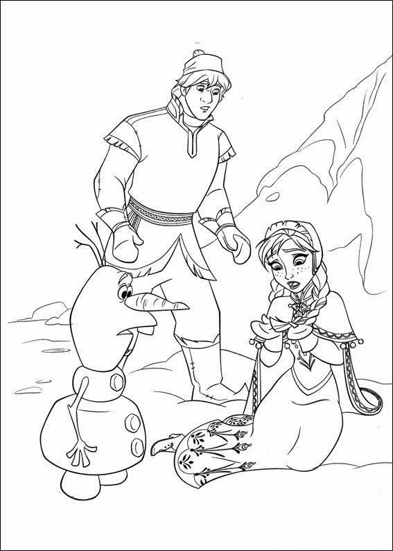 young kristoff coloring pages - photo #18