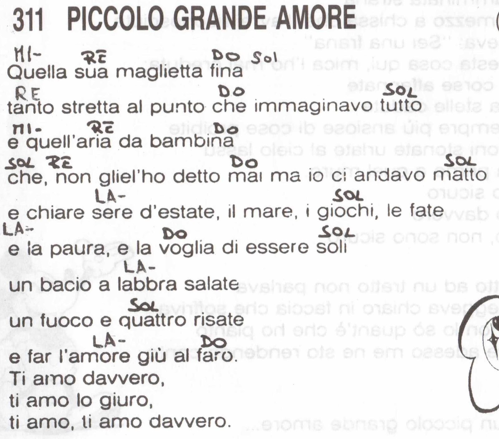 BODI SONČEK 14 PICCOLO GRANDE AMORE (Claudio Baglioni)