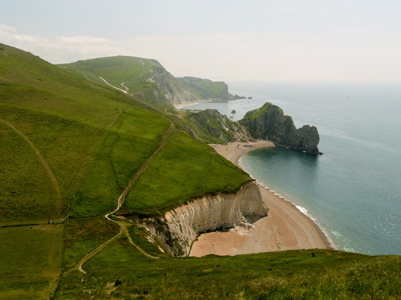 View across to Durdle Door and beyond