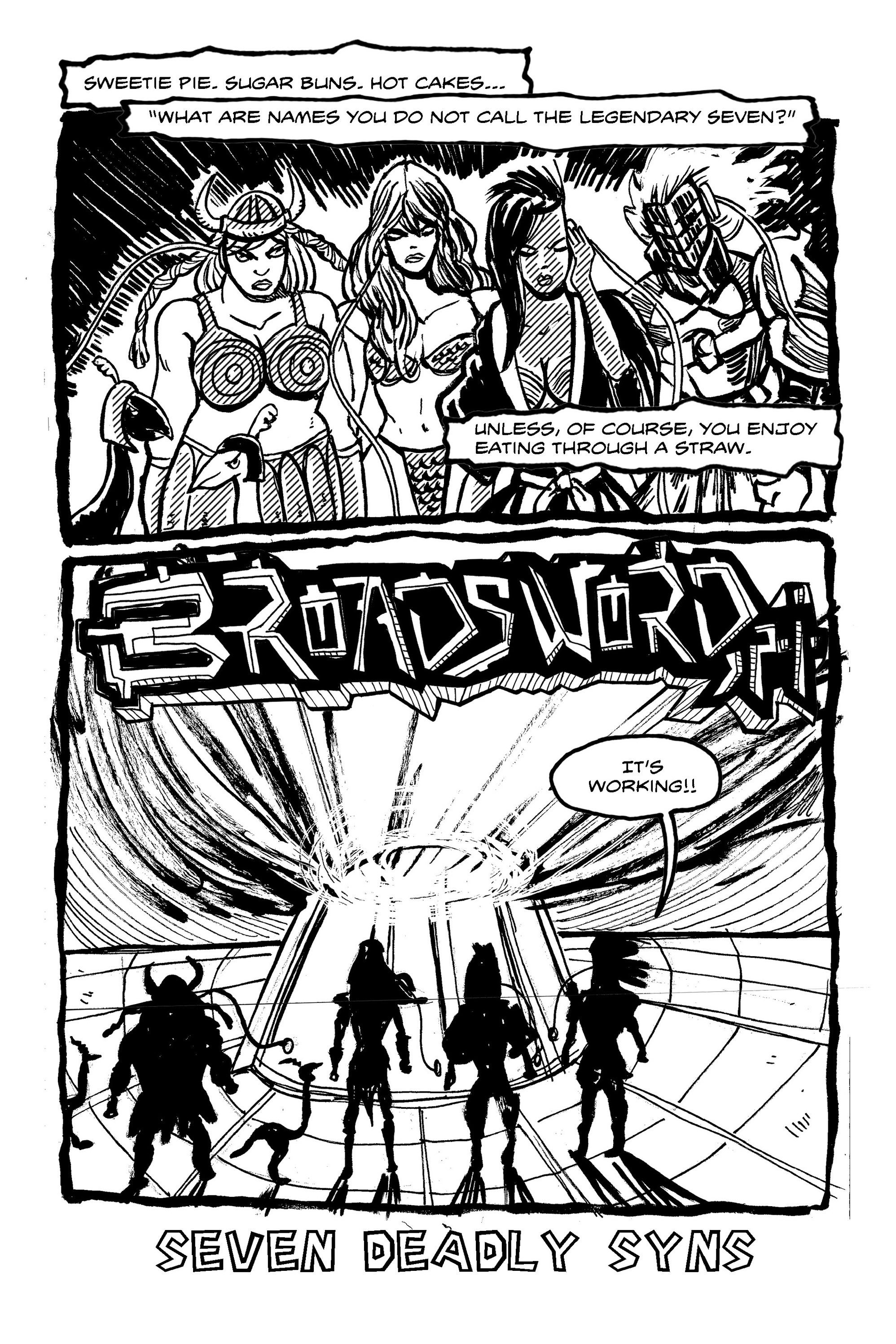 Read online Broadsword, P.I. comic -  Issue #3 - 5