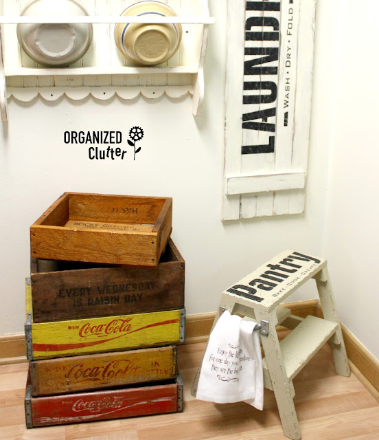 Laundry Room & Pantry Stencil Projects organizedclutter.net