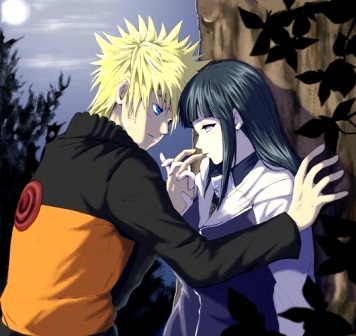 Naruto Dibujo de Naruto con su amada