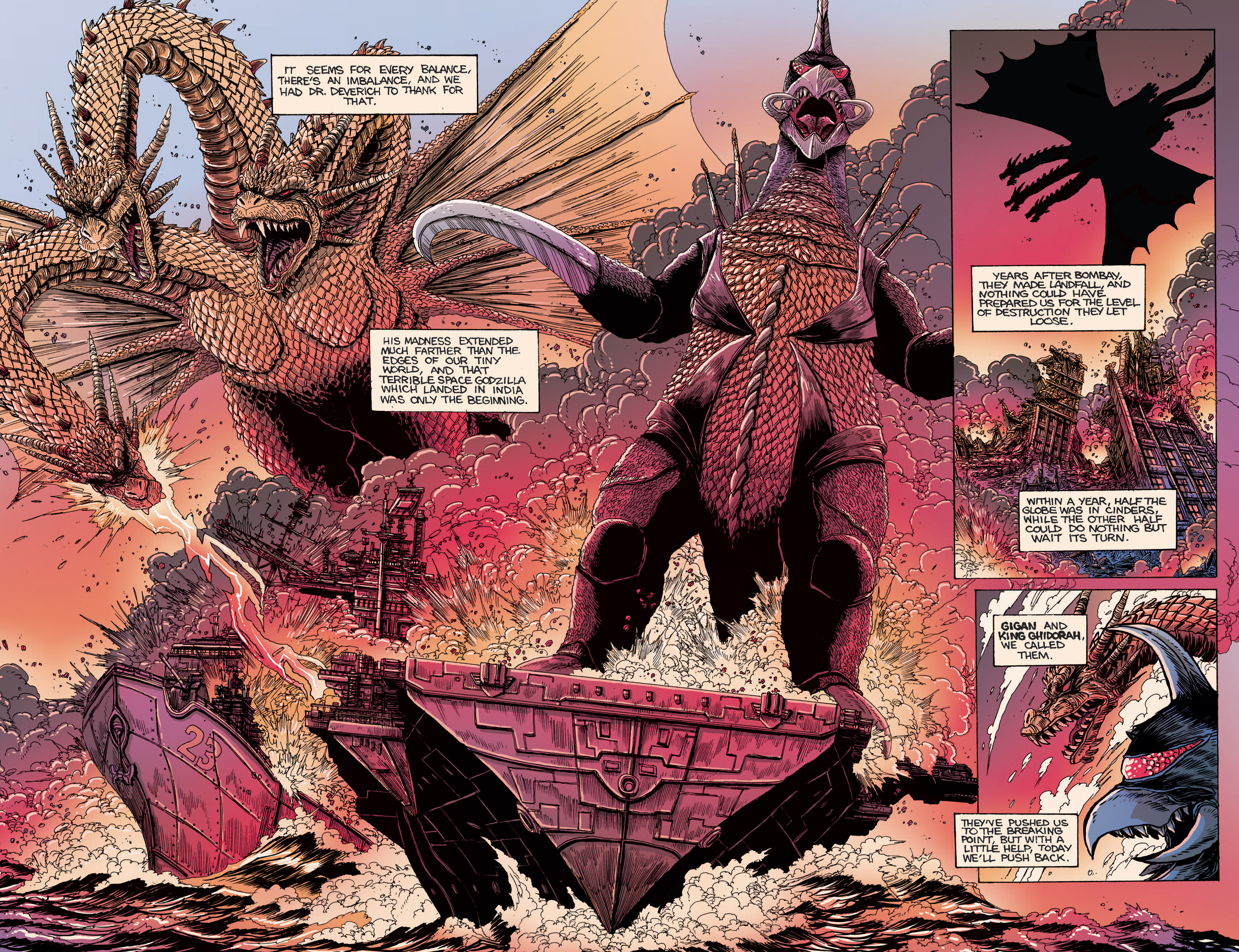 Read online Godzilla: The Half-Century War comic -  Issue #5 - 6