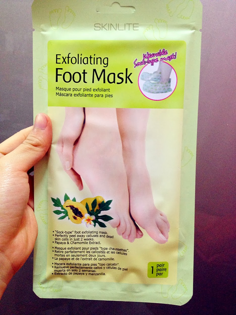 Colour my sun. Skinlite Exfoliating Foot Mask