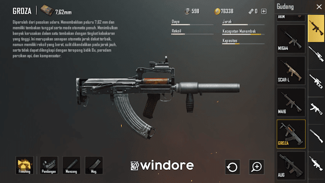 PUBG Mobile : Assault Rifles Terbaik