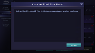  redemtion code Hero dan Skin Gratis Mobile Legend Cara redeem code Hero dan Skin Gratis Mobile Legend terbaru 2018