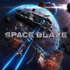 Space Blaze Game Logo