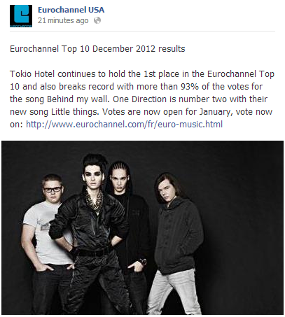 Facebook Eurochannel EUA