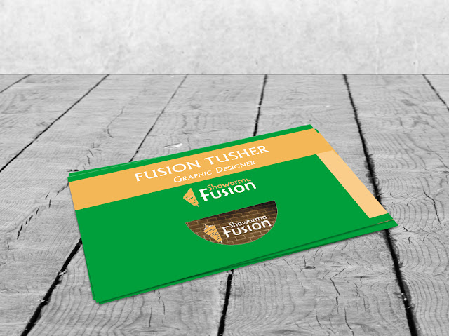 Green Business card Please don’t forget to rate my items Thank you :)