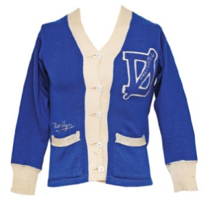 Dodgers Blue Heaven: An Incredible 1950's Era Dodgerettes Fan Club Sweater  at Grey Flannel Auctions