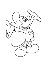 mickey mouse drawing cartoon sketches draw easy simple characters sketch step drawingartpedia steps disney library miki getdrawings burger celestial moon