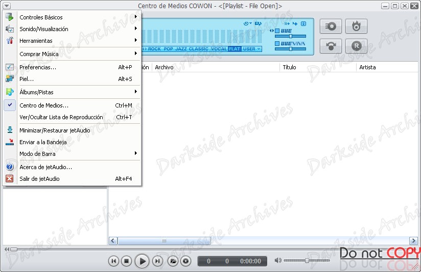Cowon jetaudio jet audio 8.0.7.1000 plus vx fosi