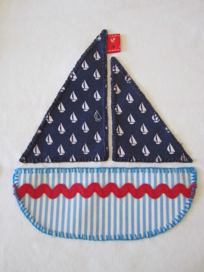 mis nancys, mis peques y yo, tutorial aplique fácil camiseta barco