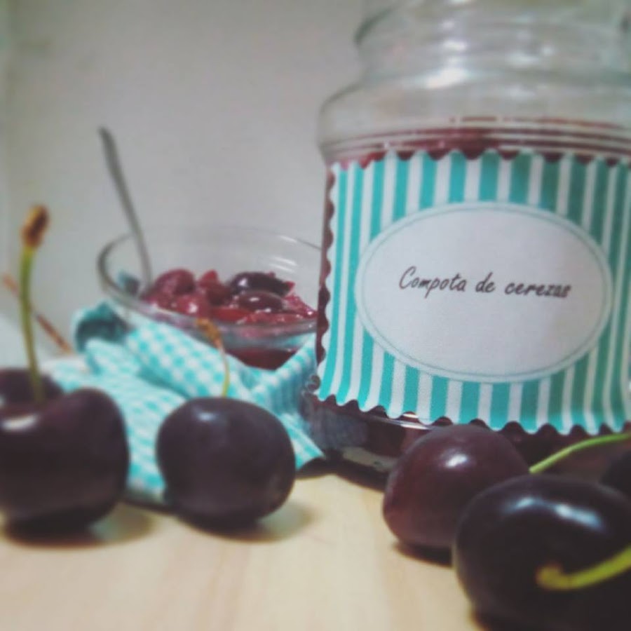 Compota de cerezas