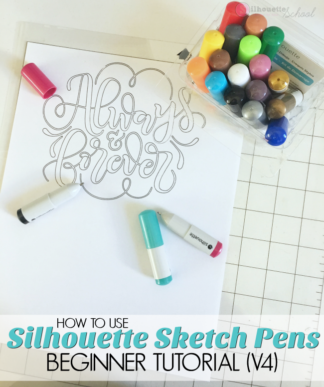 Silhouette Sketch Pens