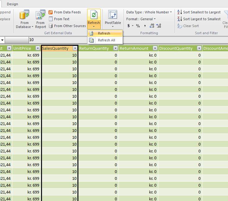 SQL, BI, and Information Management: A Simple Tutorial on PowerPivot (2)