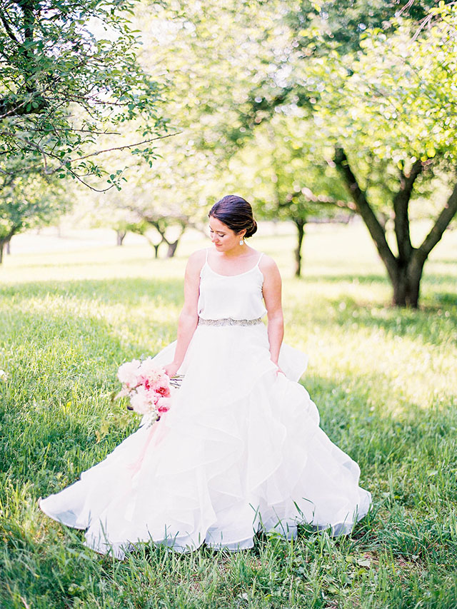 Blush Orchard Wedding Inspiration Shoot Michaela Noelle Designs