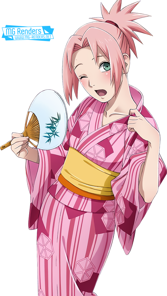 Naruto - Haruno Sakura Render 3 - Anime - PNG Image ...