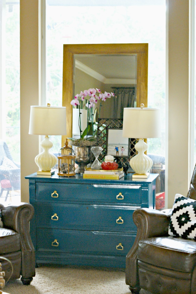 Peacock Tail Blue Dresser Dimples And Tangles