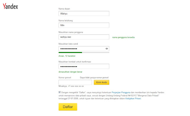 Cara Mendaftarkan Blog Ke Yandex