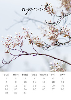 April 2018 Calendar