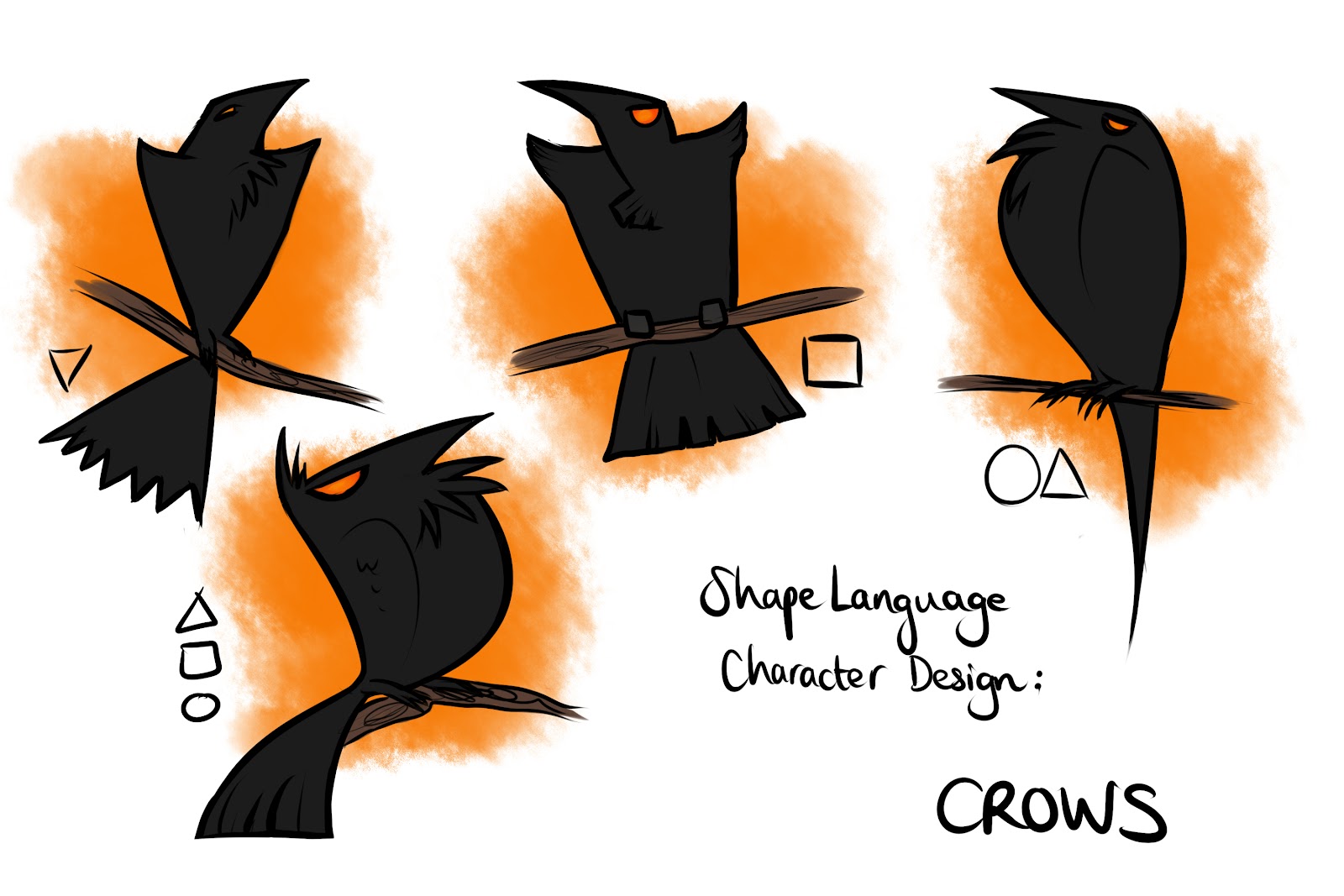 .Jar of Hearts.: Shape Language Crows