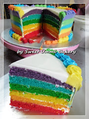 Rainbow Cakes wit Italian Buttercream