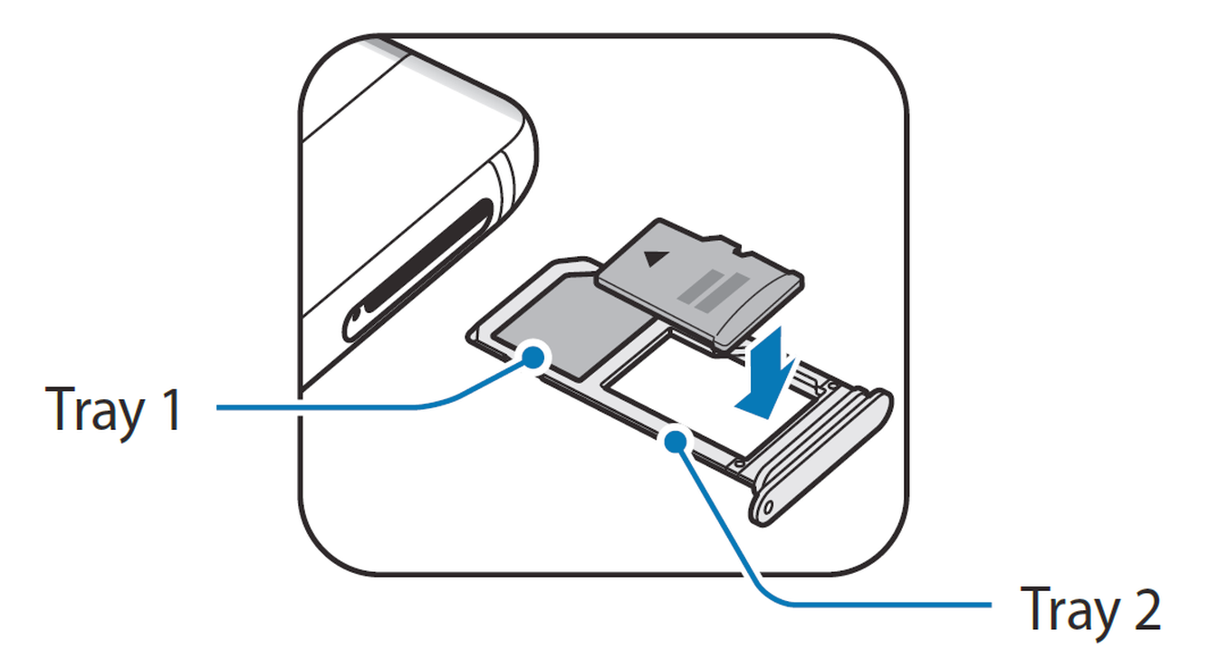 How to Install Memory Card on Samsung Galaxy S8 Galaxy S8 Plus Manual