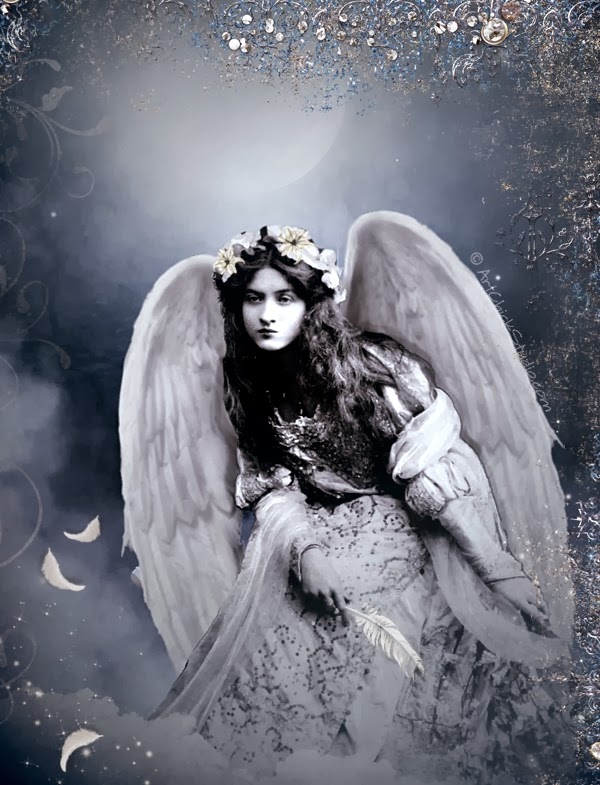Angel Blues Digital Art