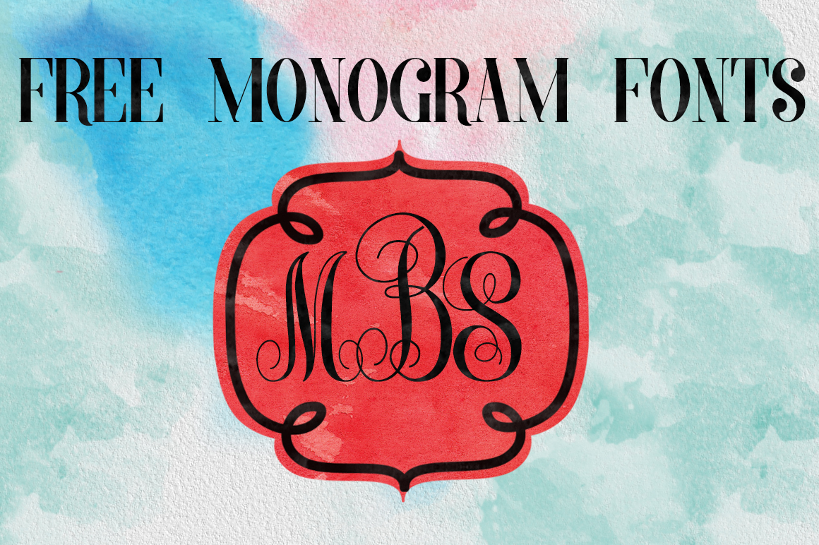 Free monogram fonts - retaillimo