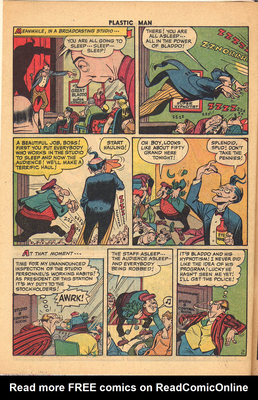 Read online Plastic Man (1943) comic -  Issue #26 - 36