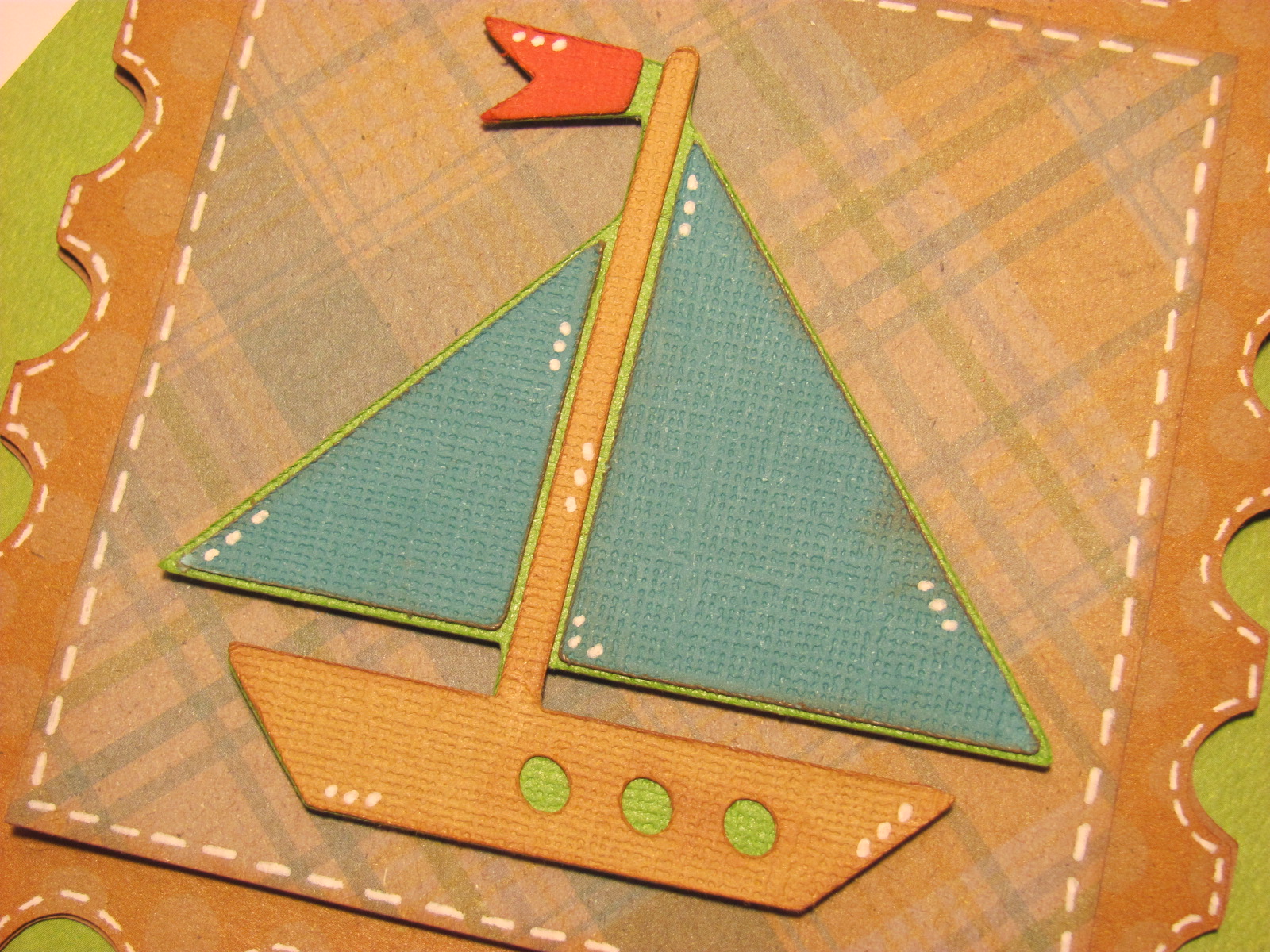 September Ninth Designs Sailboat Card