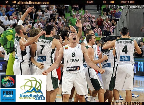 Lithuania returns to EuroBasket Finals; beats Croatia