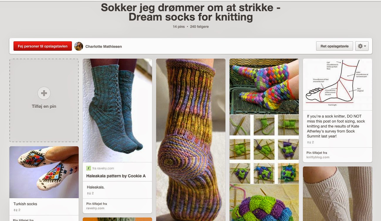 Knitting By Sok-tober, sokker jeg drømmer om at strikke...