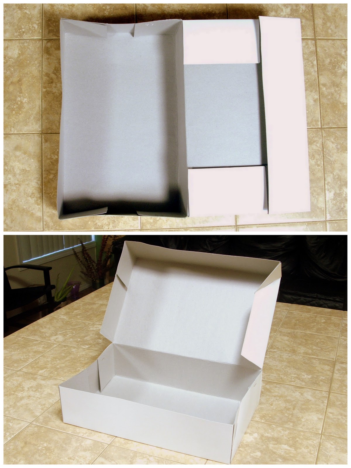 EcoScrapbook Day 8 of 12 Days of EcoChristmas Turn a shirt box lid