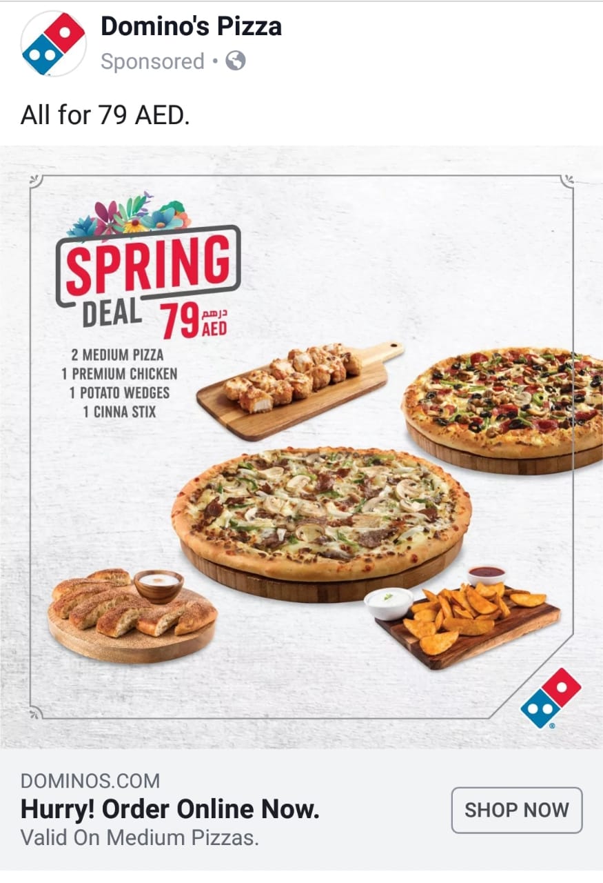 Pizza Spring Promo - We Dubai Online Latest Offers, Info, Travel, and More in Dubai