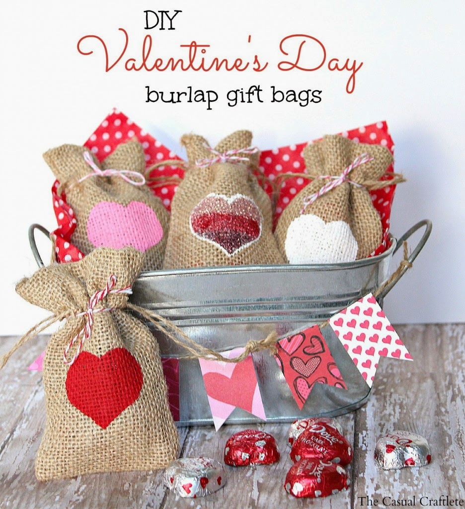 DIY Burlap Gift Bags The Idea King