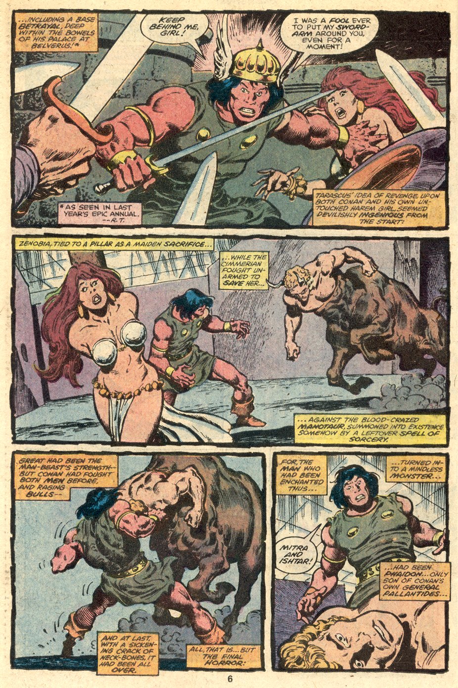 Read online Conan the Barbarian (1970) comic -  Issue # Annual 5 - 5