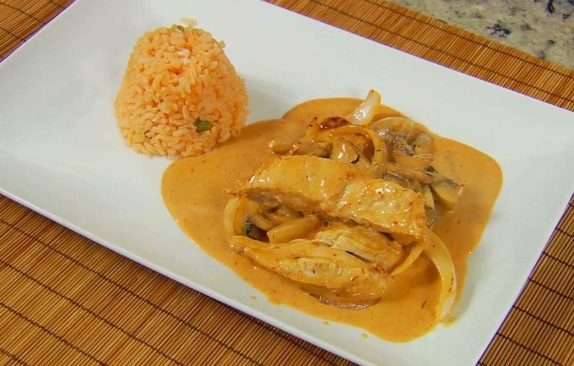 Nuestras Recetas "Mexicanos por España" FAJITAS DE POLLO