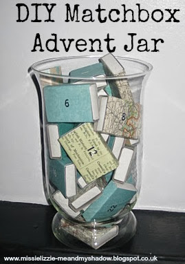 Match box Advent Jar Calendar