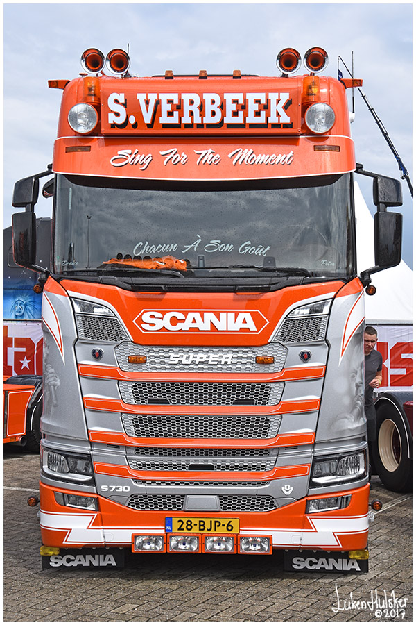 SCANIA: Scania S730 V8 S.Verbeek (front)
