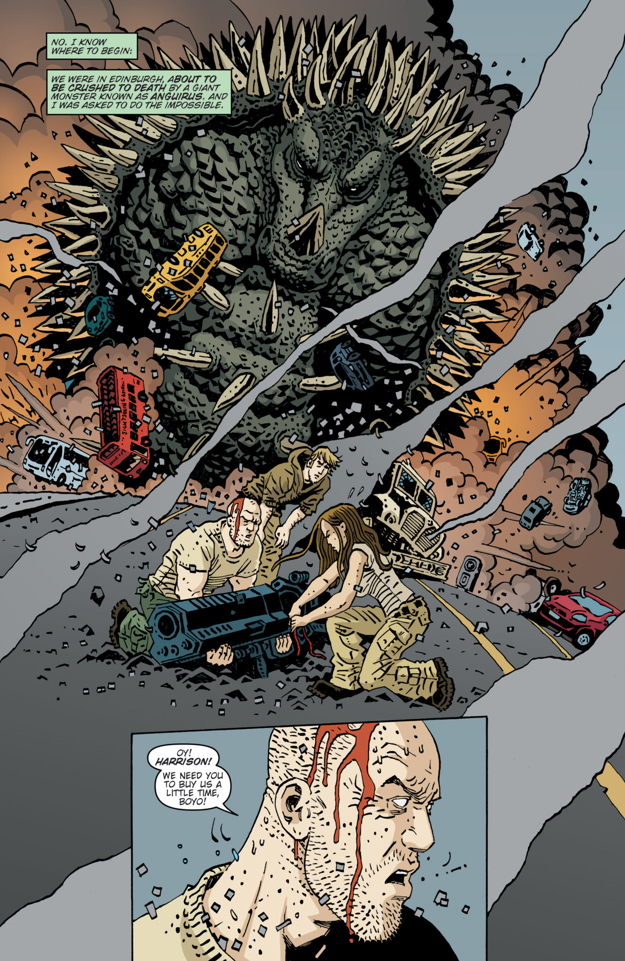 Read online Godzilla (2012) comic -  Issue #3 - 4