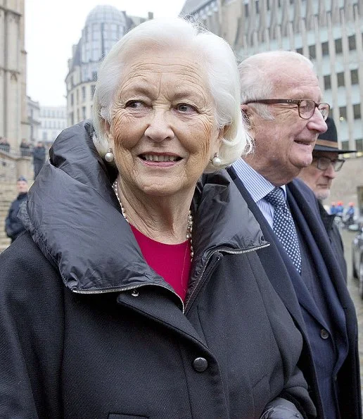 Belgian royal family attend the Kingsday te Deum mass at St Michael and St Gudula Cathedral in Brussels