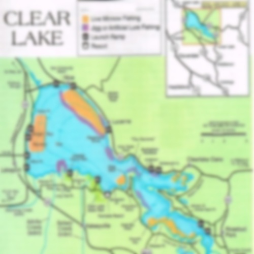 2021 Clear Lake Fishing Map, Fishing Report, and where to fish Clear