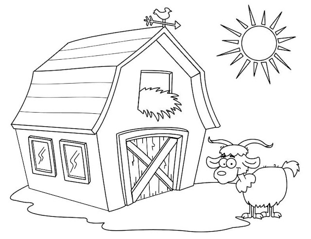 Mewarnai Gambar Rumah Untuk Anak TK dan SD - Mewarnai Gambar