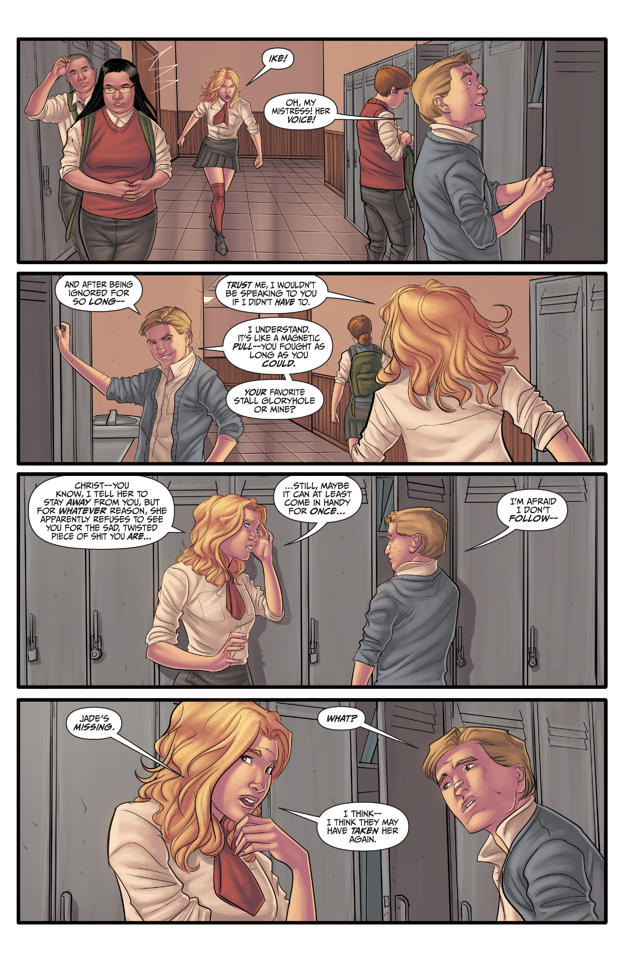 Read online Morning Glories comic -  Issue #42 - 13