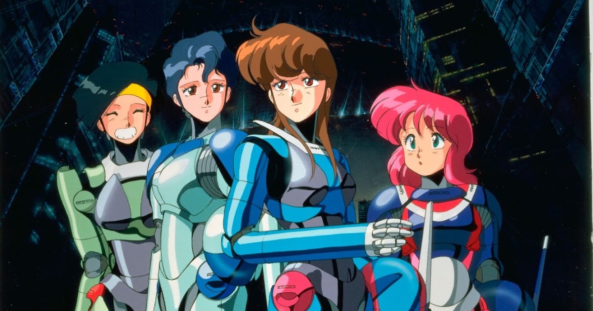 Groupe De 4 Filles Dessin Animé