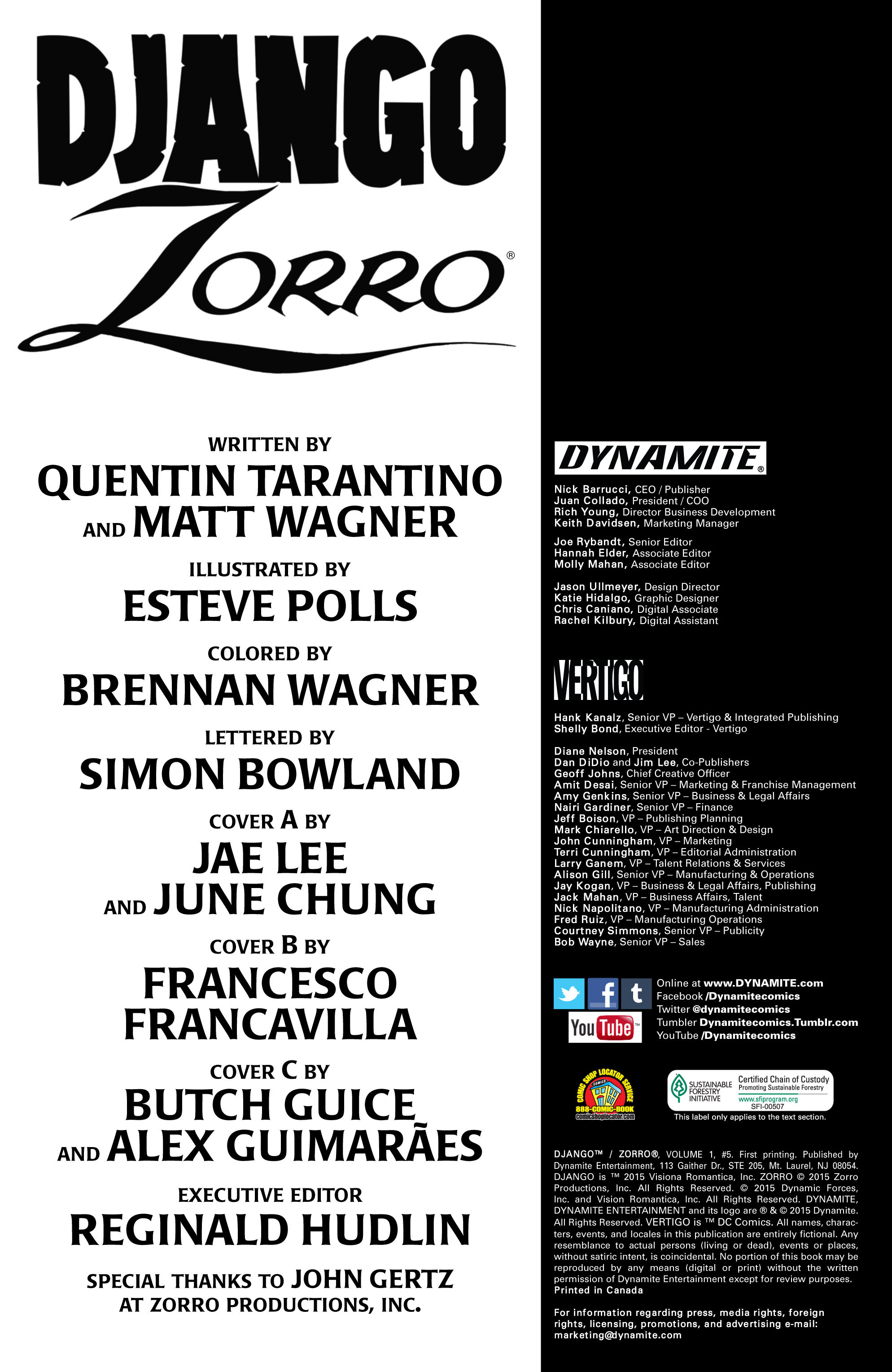 Read online Django/Zorro comic -  Issue #5 - 4