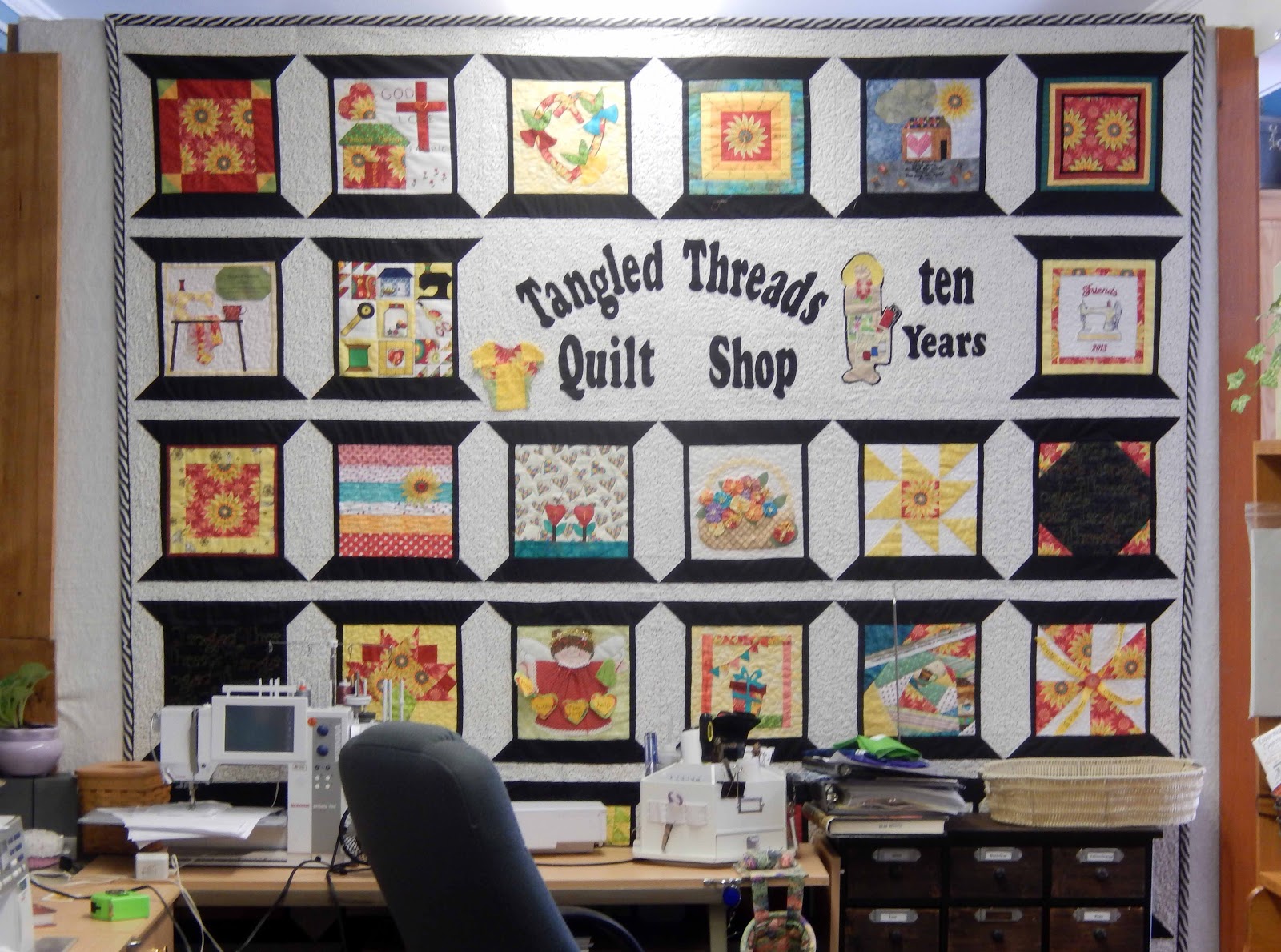 Cat Patches Quilt Shop Tangled Threads, Lynden, Washington